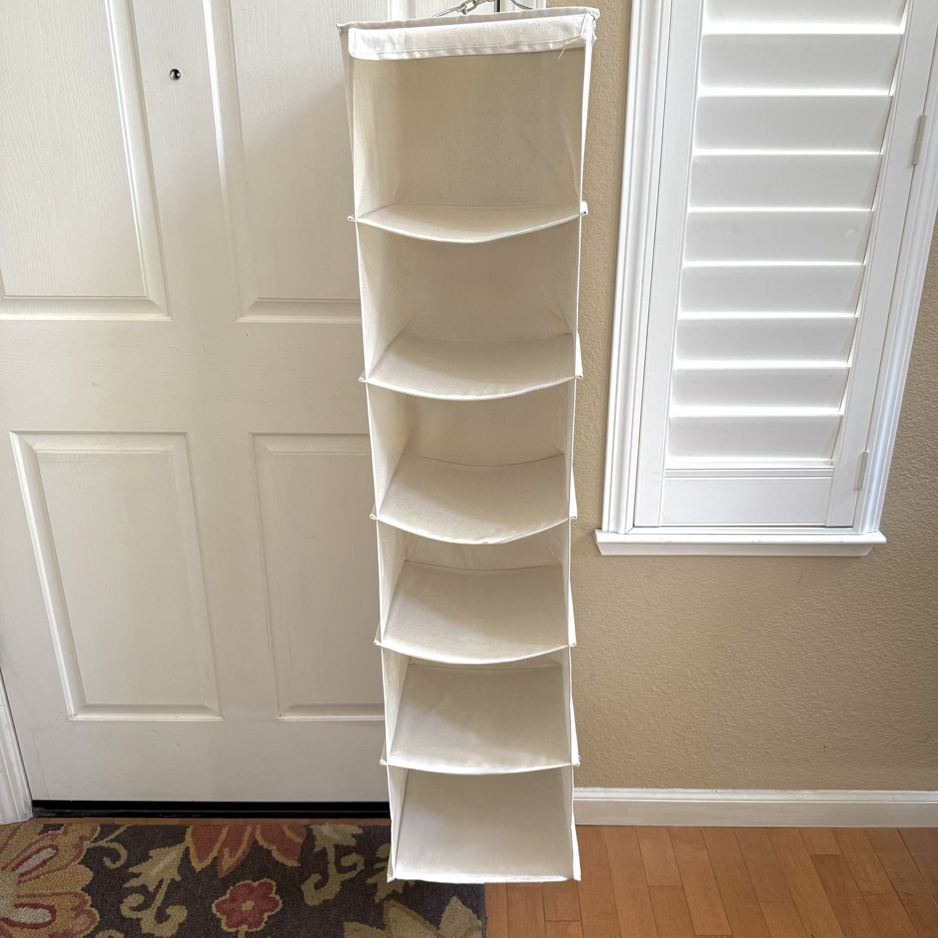 Hanging Fabric Closet Shelf Storage Organizer