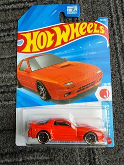Hot Wheels Orange ‘89 Mazda Savanna RX-7 FC3S – Brand New | J-Imports