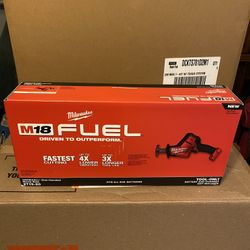 MILWAUKEE FUEL M18 HACKZALL ONE HAND RECIP SAW ( No Battery No Charger $