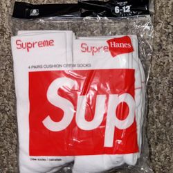 Supreme Socks “White”