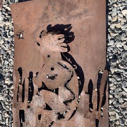 Copper Outdoor Hanging Decoration.