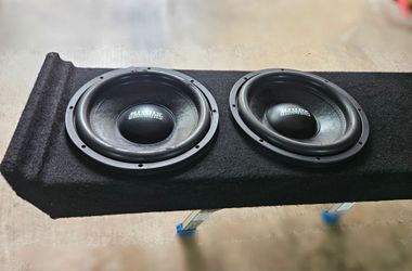 Sundown Audio 12s subwoofers underneath seat