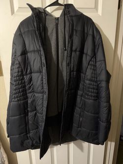 Torrid 4 Black Quilted Puffer Jacket with Hood