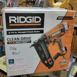 RIDGID  2 - 1/2" IN. STRAIGHT FINISH NAILER 16GA