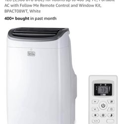 Black & Decker portable window AC unit 9000BTU