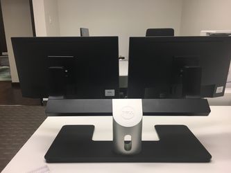 Dell Dual MONITOR STAND - MDS19 with 2 - 22”monitors for Sale in Farmers  Branch, TX - OfferUp