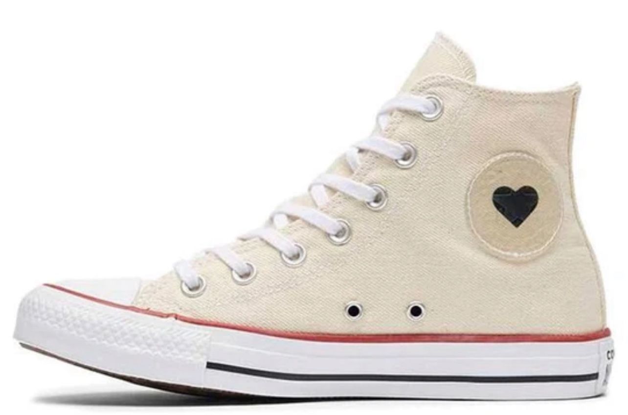 Converse Chuck Taylor All Star High Top Denim Love Natural White 163304F