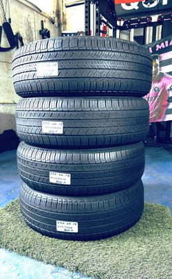✅ 4 USED TIRES 235/65R18 MICHELIN LATITUDE TOUR HP ALL SEASON USED TIRES 235 65 18