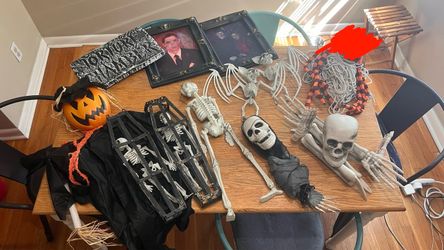 Lot of Halloween Decor and Party Supplies