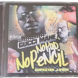 New Gucci Mane No Pad No Pencil CD Mixtape HTF Rare OOP Rap Hip Hop