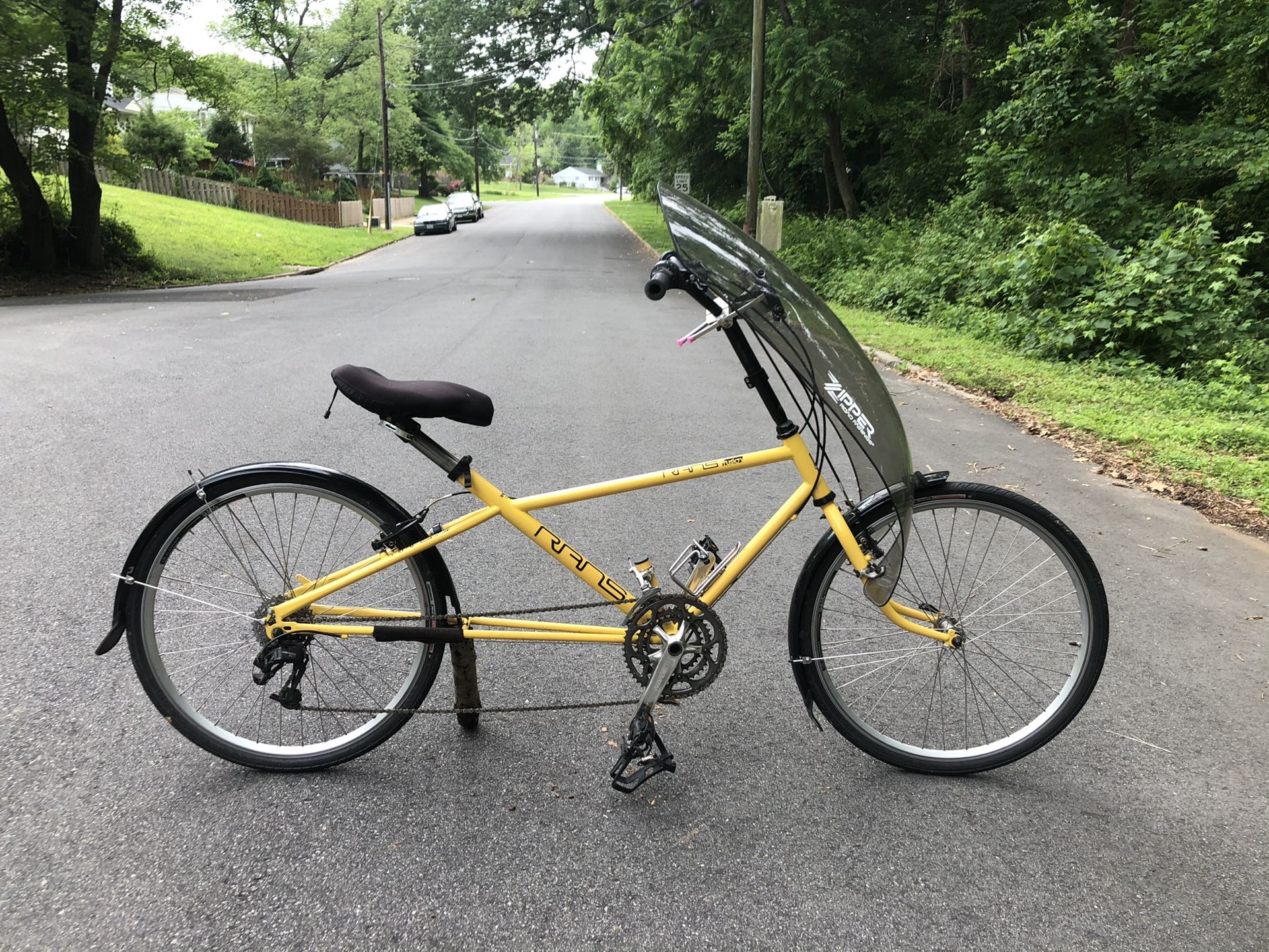 Rans Fusion Crank Forward Semi-Recumbant Bike With Various Additional Things