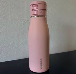 Pink Lululemon Stainless Steel 17 oz Bottle