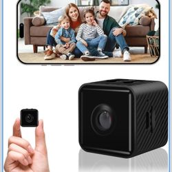 Mini Security Camera, 1080P HD Home Wireless Small Camera, Indoor WiFi Nanny Cam with Motion Detection and Night Vision, 150° Wide View, App Alerts, C