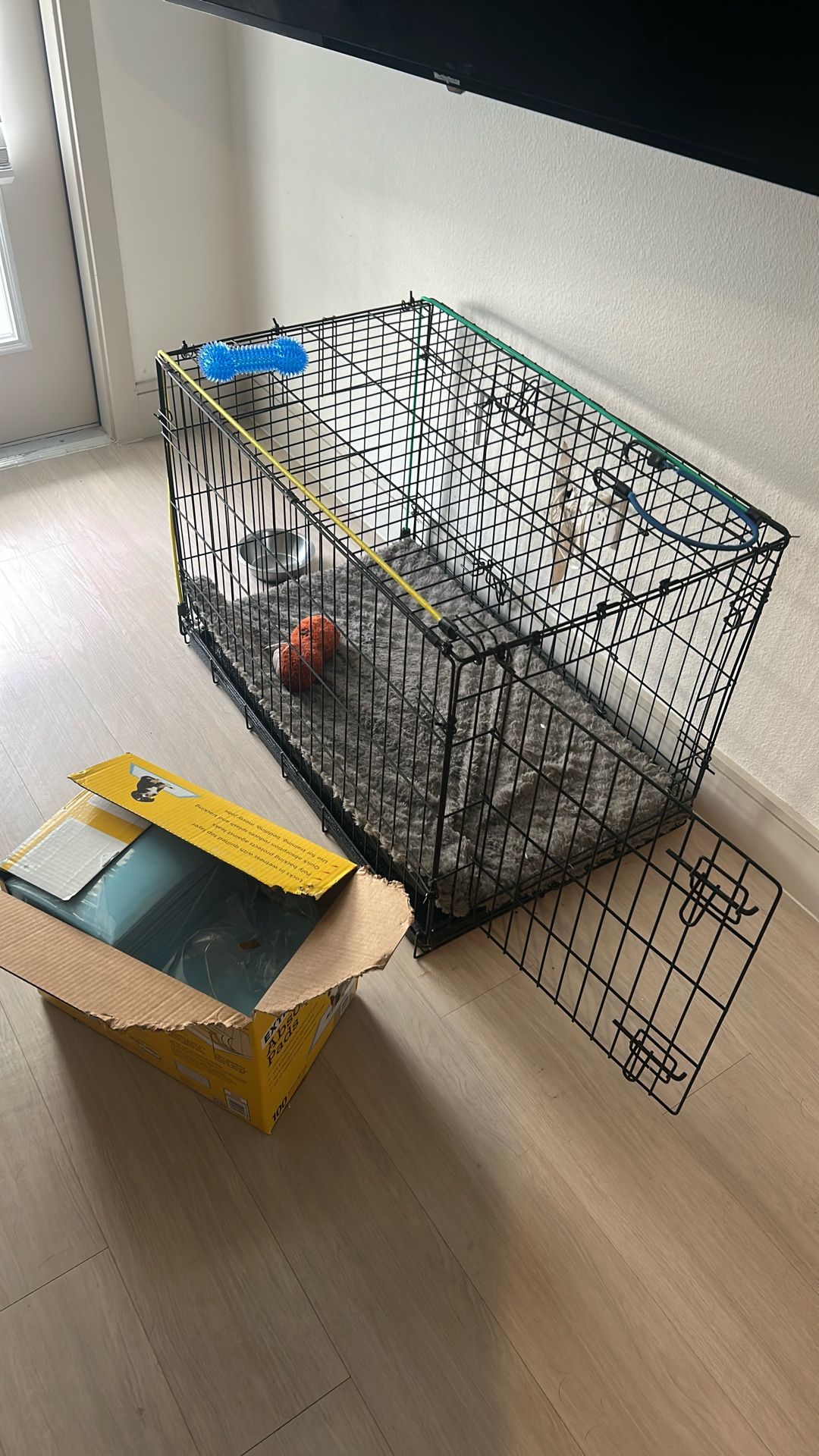 Dog Crate And Puppy Pads Must Go Asap