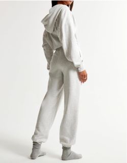 Gray Hoodie Sweatsuit/ Jumpsuit Size XL