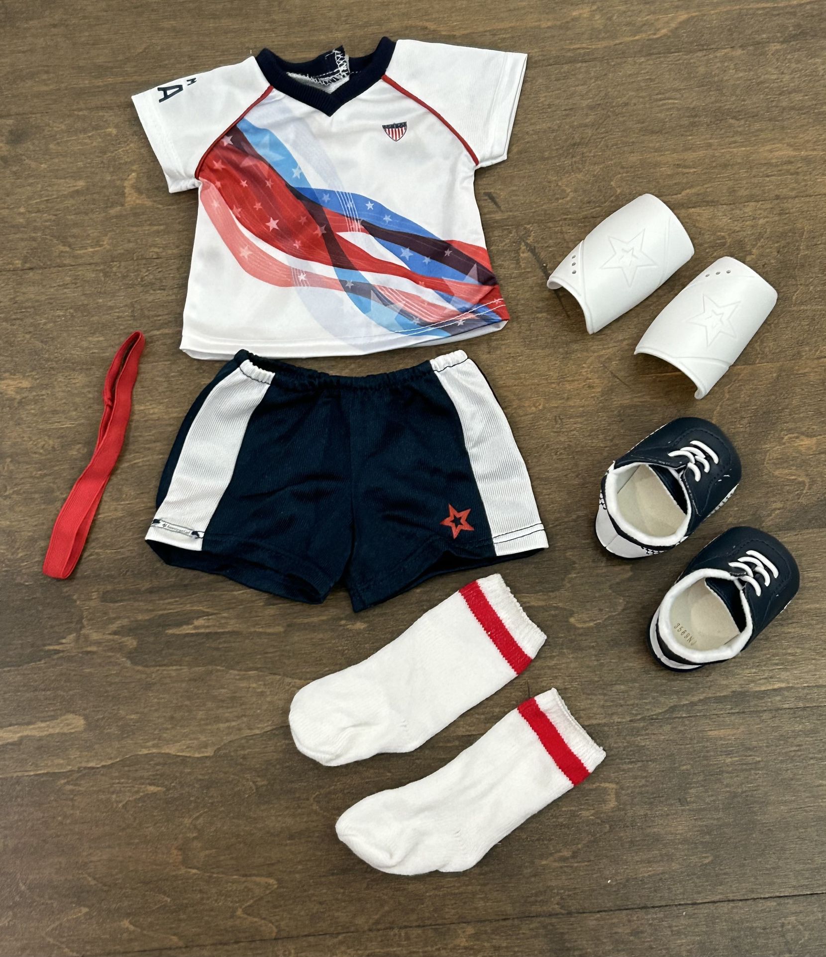American Girl Doll USA Soccer Outfit