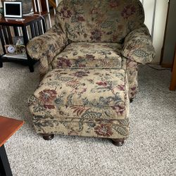Chair with Ottoman
