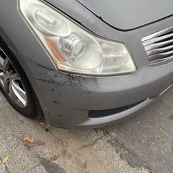 2009 Infiniti G37 Bumper And Headlights 