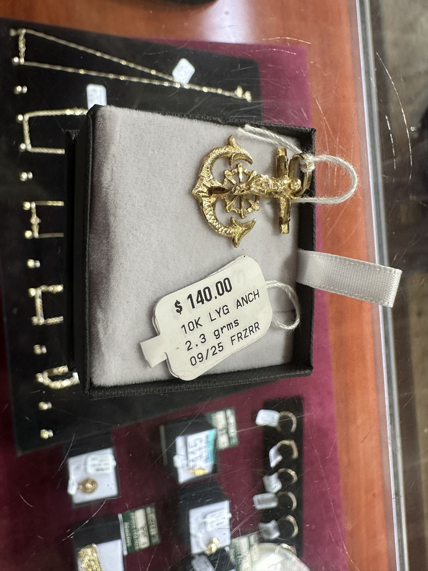 10k Anchor Pendant For Sale!