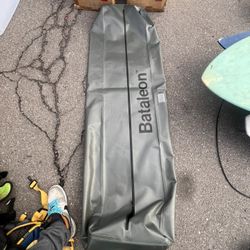 Large Battalion Bataleon Snowboard Travel Bag Olive Green With Handle + Wheels