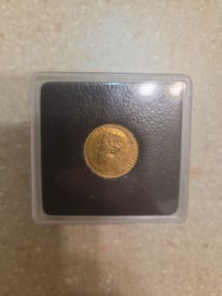 1899 Russian empire 5 rubles gold coin. Better grade