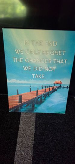 Motivational Quote Canvas Wall Art