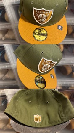 Size 7 Raiders Fitted Two Tone Fitted Hat