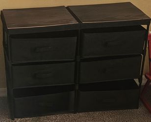 Wood/Fabric Dresser