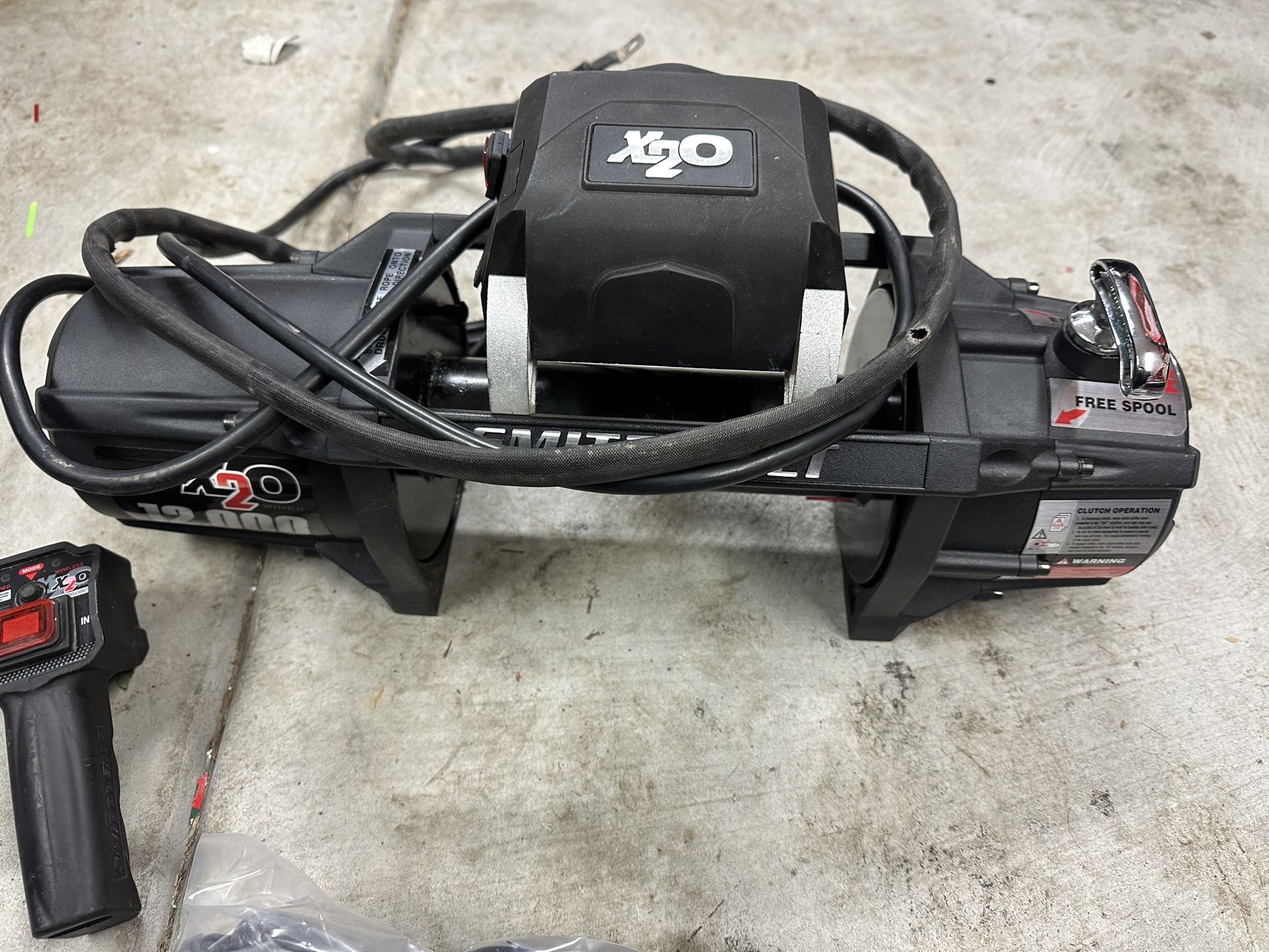 Smittybilt X20 GEN2 12K Waterproof Wireless Winch with Synthetic Rope - 98512