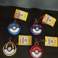 Pokemon x Target Pokeball Charm Bag SET