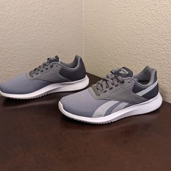Reebok Fluxlite Core Grey / White Athletic Shoes Men’s size 9.5 