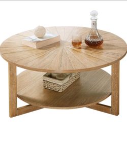 Round coffee table