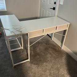 L shaped desk