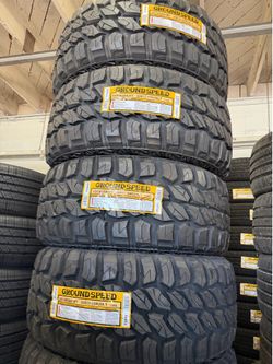LT 33/12,50/R20 marca GROUNDSPEED las 4 llantas nuevas instaladas y balanceadas