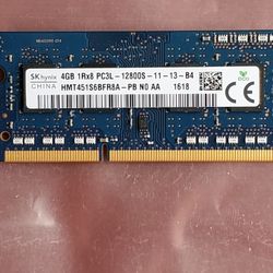 Hynix 4GB DDR3 PC3L-12800S RAM HMT451S6BFR8A-PB