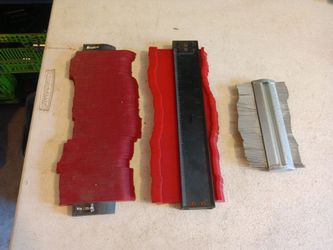 Red contour gauge tools