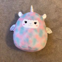 Multi Colored Pastel Llama corn Squish-mallow 