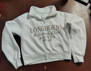 Texas longhorns half zip sweatshirt size small