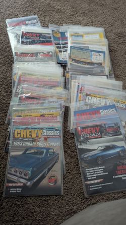 Box Full Classic Chevy Classic Magazines