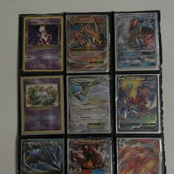 20 Pokémon Trading Cards With Sleeves + 3 Extra Cards
