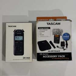 Tascam Dr-05x with Accessory Pack
