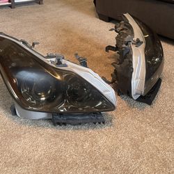 Infiniti G 37 Coupe Headlights (Black)