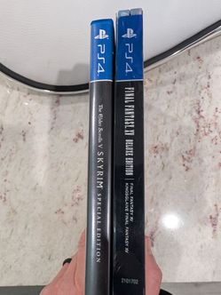 PS4 controllers and games Elder Scrolls Skyrim Final Fantasy XV Deluxe