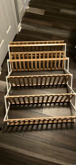 Wood/metal Drying Rack