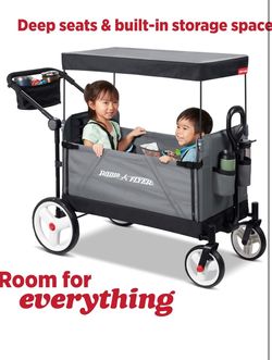 Radio Flyer Stroller Wagon with Canopy