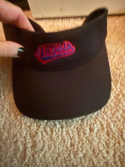 Black and red corona angel visor