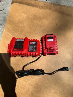 Porter Cable 20v Battery and Charger