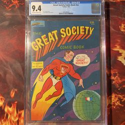 1966 Great Society Comic Book (CGC 9.4)
