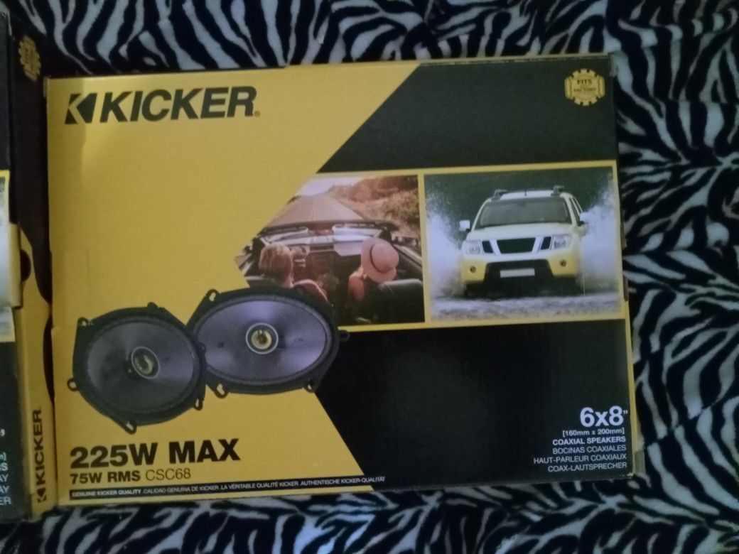 2 Pairs Kicker Cs 6×8 And 6×9 Brand New