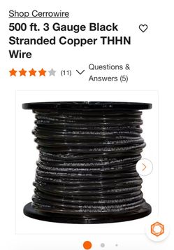 Thhn #2 cooper wire